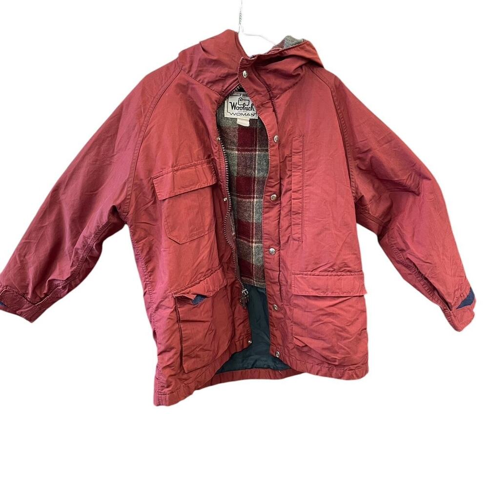 Woolrich red plaid jacket